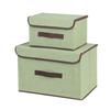 Large Capacity Foldable Non-Woven Fabric Storage Bin for Home Organization