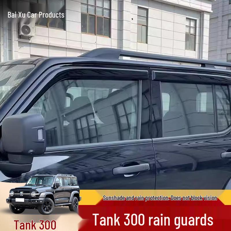 Tank 300 Sun and Rain Deflectors: Window Rain Shields & Decorative Accessories