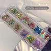 Shell Fragments Nail Decoration Irregular Sparkling Nail Art Decoration 3D Wedding Design Nail Art Charms DIY Manicure