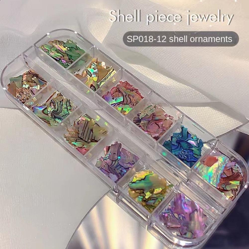 Shell Fragments Nail Decoration Irregular Nail Art Charms Nail Art Decoration  DIY Manicure
