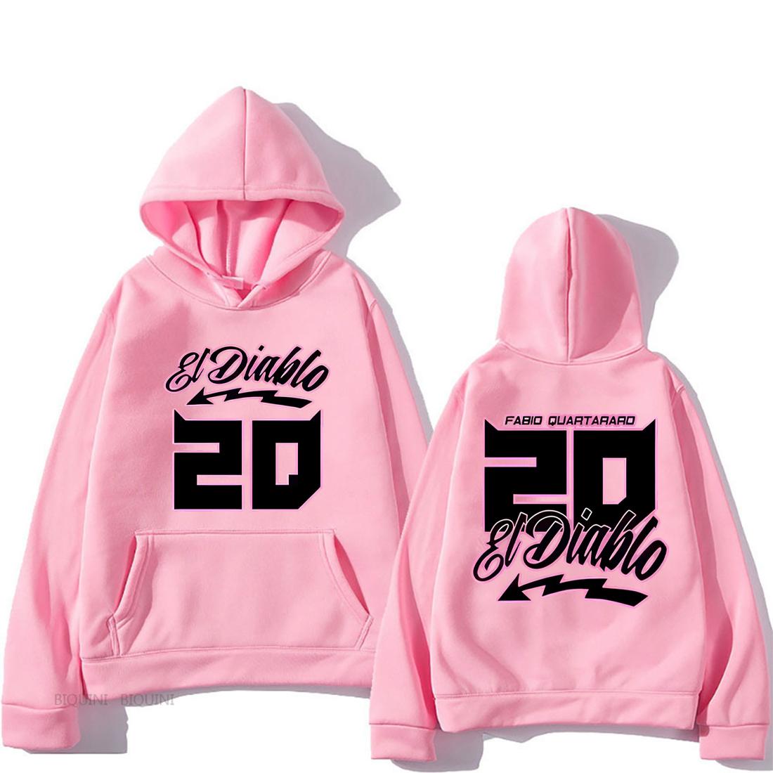 

Fabio Quartararo new in Printed Hoodie Men Women hip hop streetwear Fleece Long Sleeve vintage Sweaters Autumn Casual pullovers M