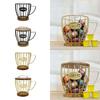 Coffee Pod Holder Metal Wire Container for Kitchen Counter Home Countertop