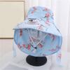 Solar Charged Fan Hat with NeckCovers Comfortable Cooling Fan Fisherman Hat For Outdoor Activity Hiking Camping Gear