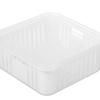 Kitchen Multi-Grid Fresh-Keeping Box for Onions, Ginger, Garlic, and Scallions - Round Food Preparation & Storage with Drain.