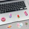 50 Sheet Removable Reusable Adhesive PVC Stickers For Electronics Furniture Helmets Car Water Bottle Laptop Guitar