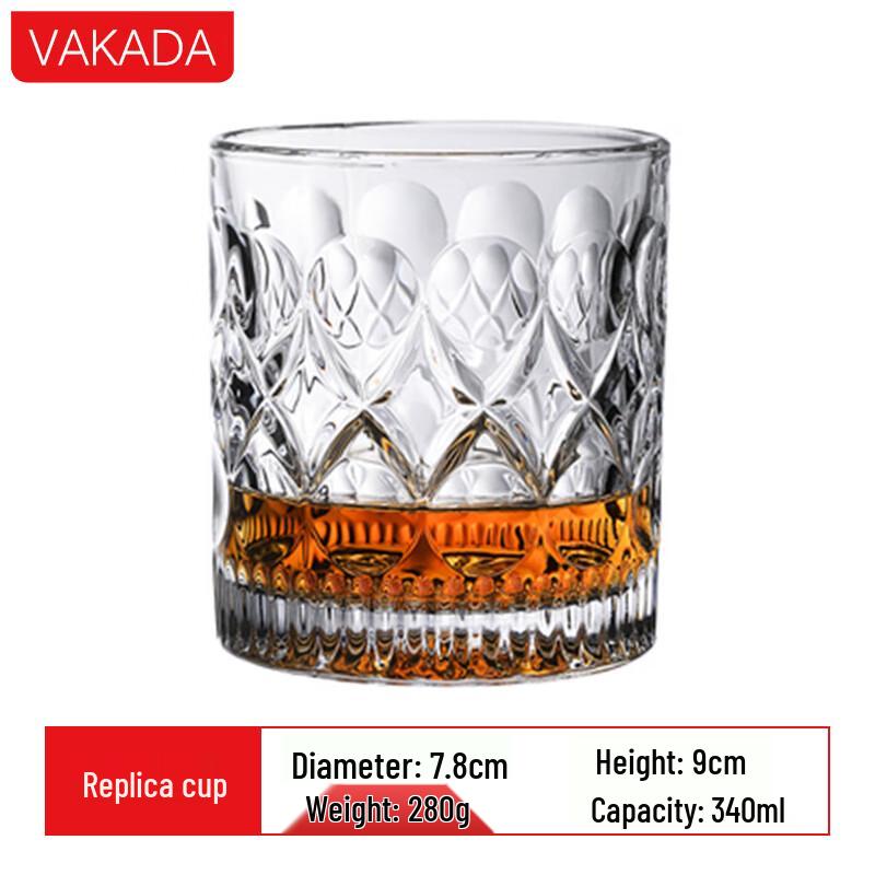 

VAKADA Nordic Style Crystal Whiskey Glass
