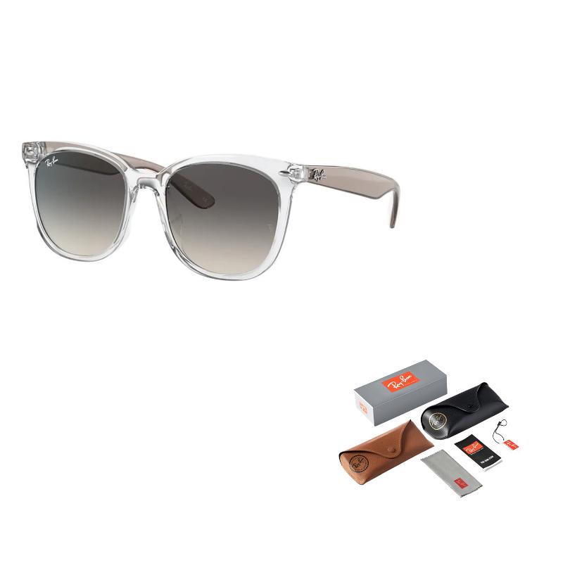 

Ray-Ban Logo Square Frame Acetate Sunglasses Unisex Couple 55