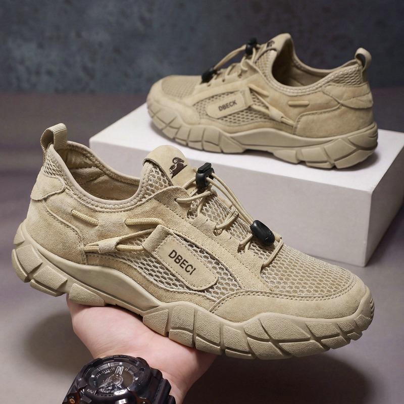 High quality hiking shoes men's breathable hiking shoes men's low-top outdoor wear-resistant and non-slip casual shoes