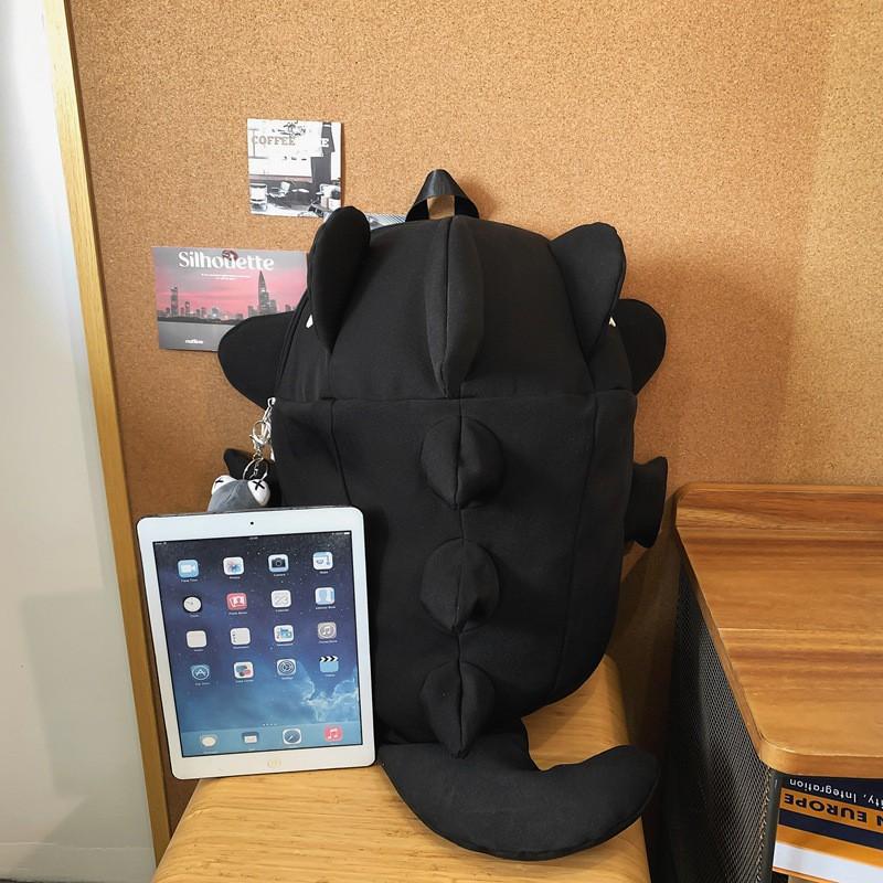 New Cute Little Dinosaur Backpack Primary School Students Three-dimensional Cartoon Monster Children's Travel