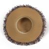 Hat Female Summer Hepburn Wind Dome Rough Fringe Shade Straw Hat Seaside Resort Beach Hat Sunscreen Sun Hat