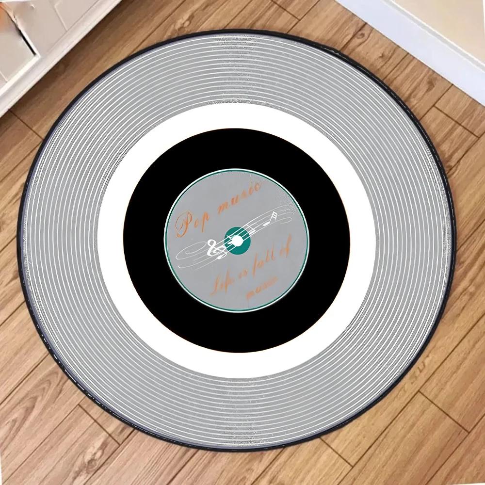 Christmas Round Rug Christmas Tree Washable Round Carpet for Living Room Non Slip Bedroom Mat Rugs for Holiday Decorations