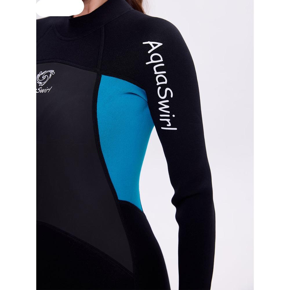 Aikosewei 3MM Diving Suit Women's Long Sleeved Sun Protection Snorkeling Suit Surfing And Cold Protection Warm Jellyfish Dry Suit