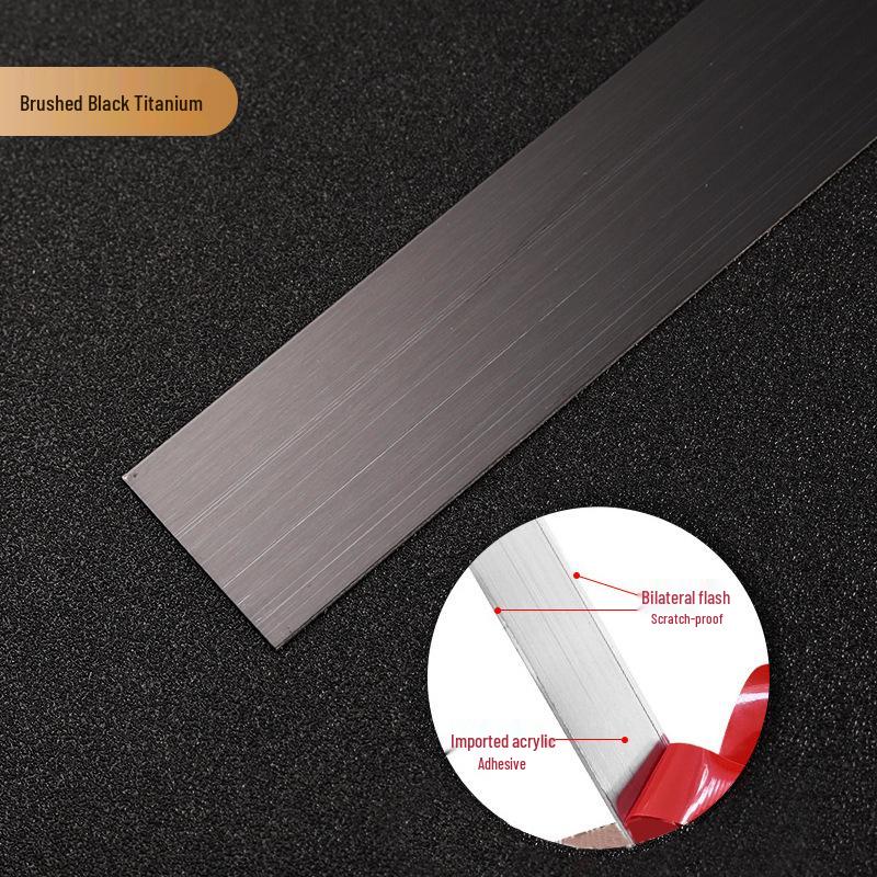 Hochwertige selbstklebende Metallleiste in Gold für Wände & Decken