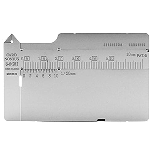 EIGER TOOL Hobby.SL Hobby Selection Card Caliper TYK-10