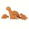 4-teiliges Dinosaurier- und Chicken-Nugget-Plüschset – Weicher Stegosaurus und Mini-Kuscheltiere für Kinder – Perfekt für Geburtstag, Ostern, zum Einschlafen