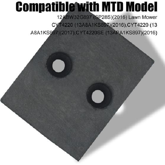2 Pack 761-05007 Deck Brake Pad - by Ohoho - Compatible with MTD Troy Bilt...