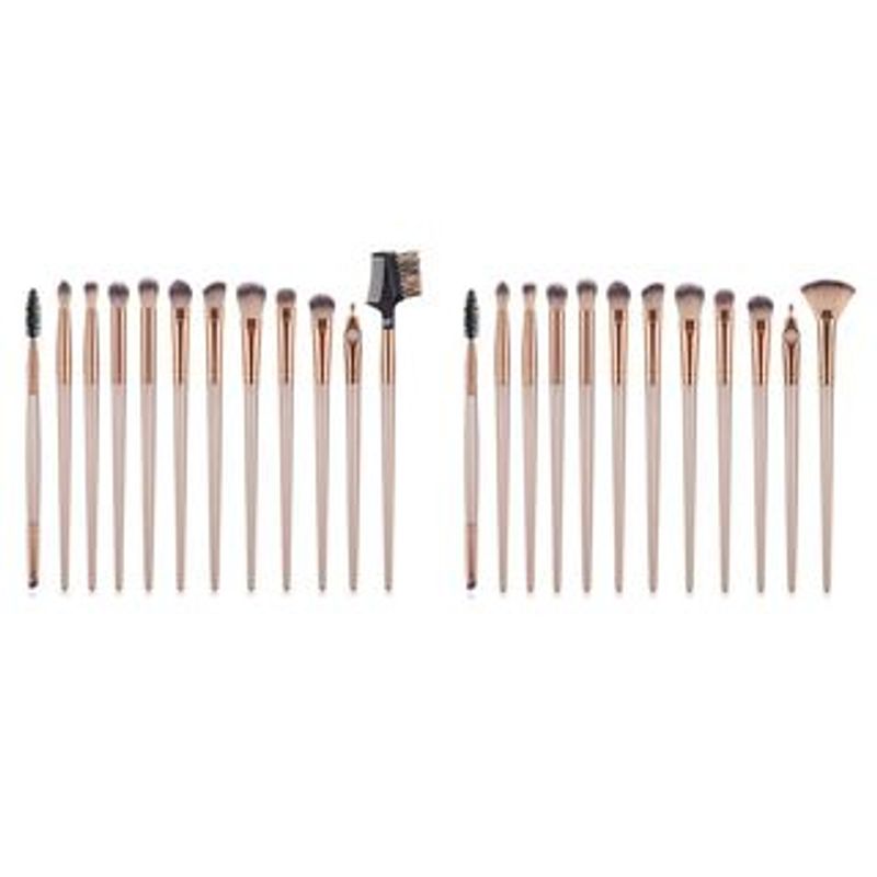 

Stroke of Beauty - Set of 12: Makeup Brush T-12-079 - Fan Brush Set - Brown