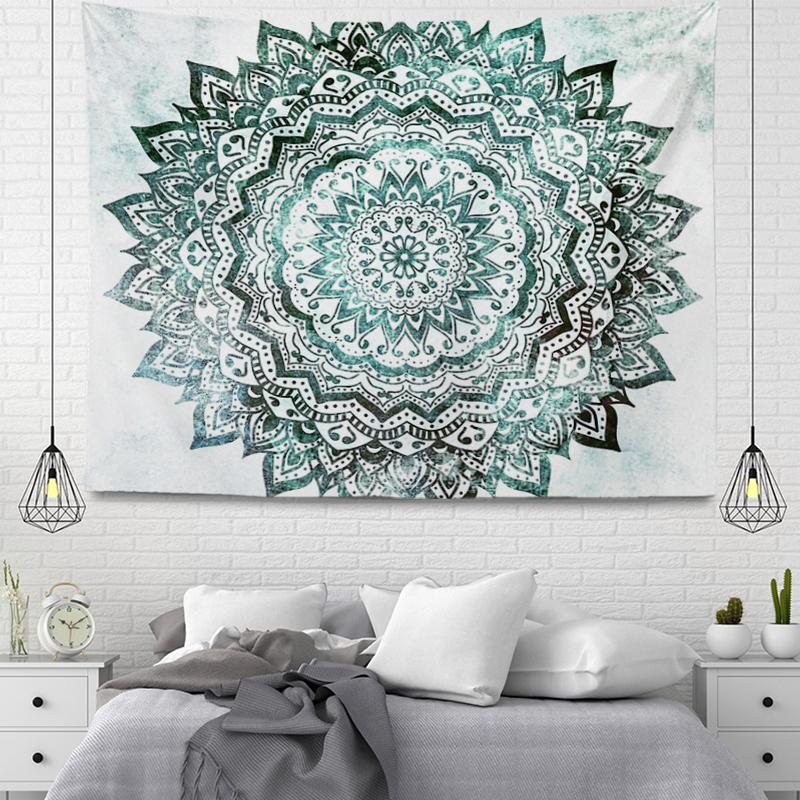Vintage Bohemian Mandala Tapestry Aesthetic Room Home Decoration Wall Hanging Cloth Living Room Bedroom Decor Tapestries