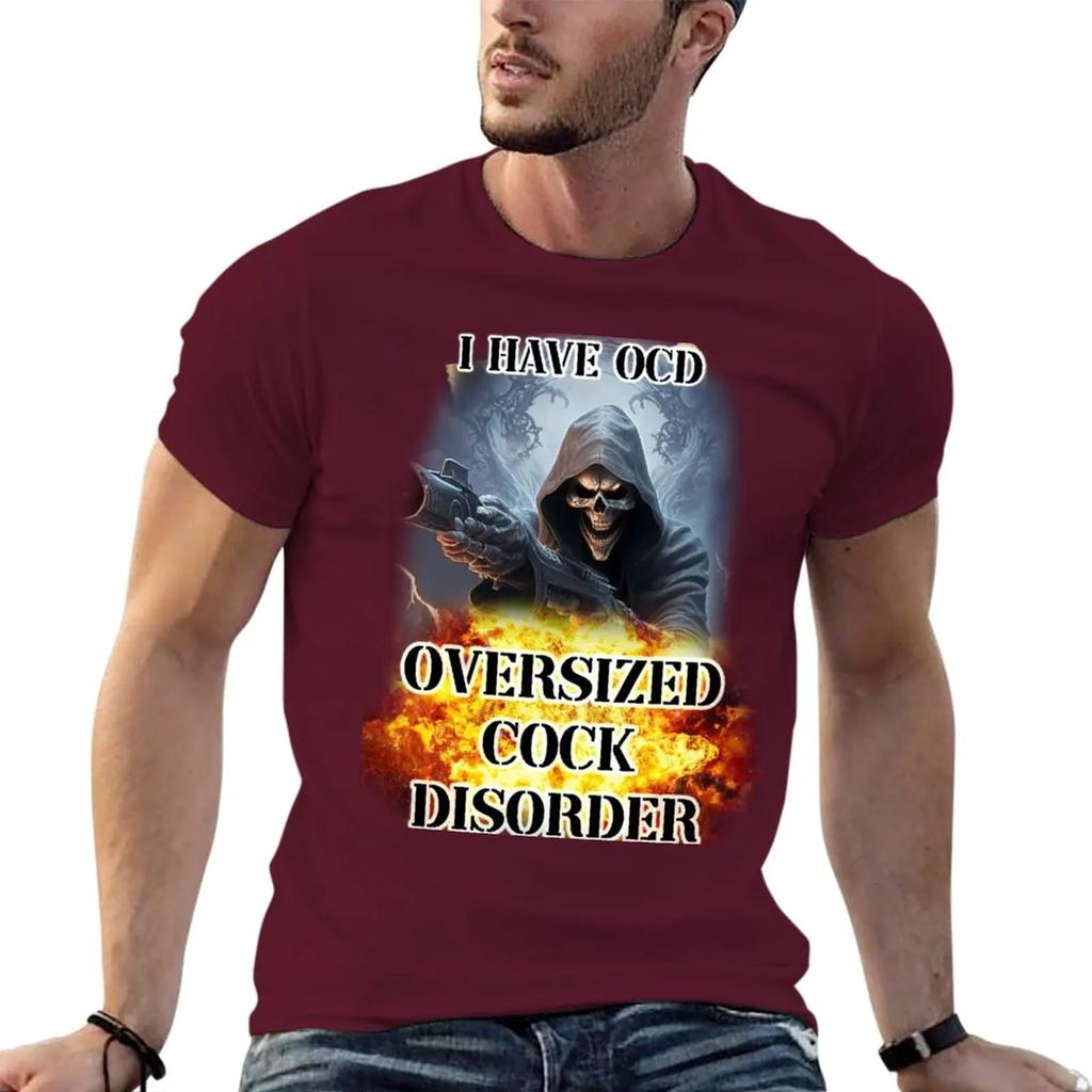 New I Have Ocd Ver 2 T-Shirt Anime T-shirt T Shirt Man Plain Black T Shirts Men