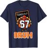 Bruh Turkey Six Seven Funny Thanksgiving 67 Meme Unisex T-Shirt