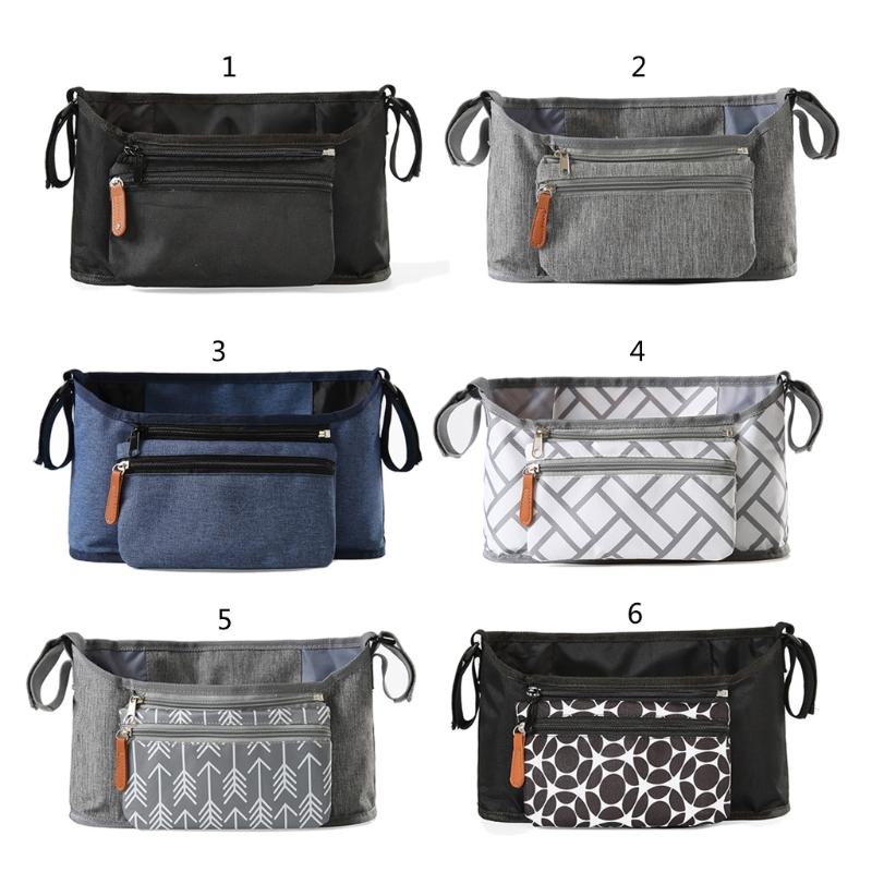 Baby Stroller Bag with Separate Pocket Diaper Bag Waterproof Mommy Travel Bag Maternity Organizer Bag