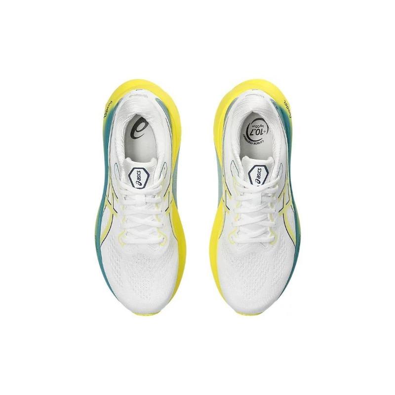 Asics Gel-Kayano 30 Men Running Shoes White Yellow 1011B548-101