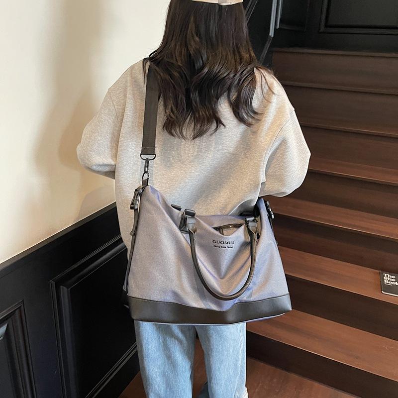 Large capacity, short-distance business trip, hand-held travel bag, women's fashion and light storage, maternity luggage bag, sports bag, fitness bag.