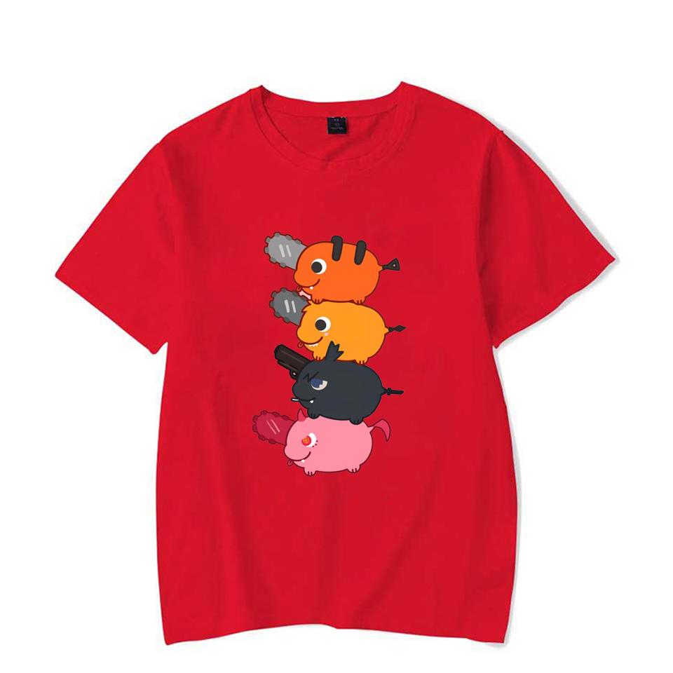 

Chainsaw Unisex Anime Pochita Printed Tshirt Unisexs and Womens Tshirt Unisexs Top Sports Tshirt Unisexs Tshirt 2026 Summer New Tee 4XL