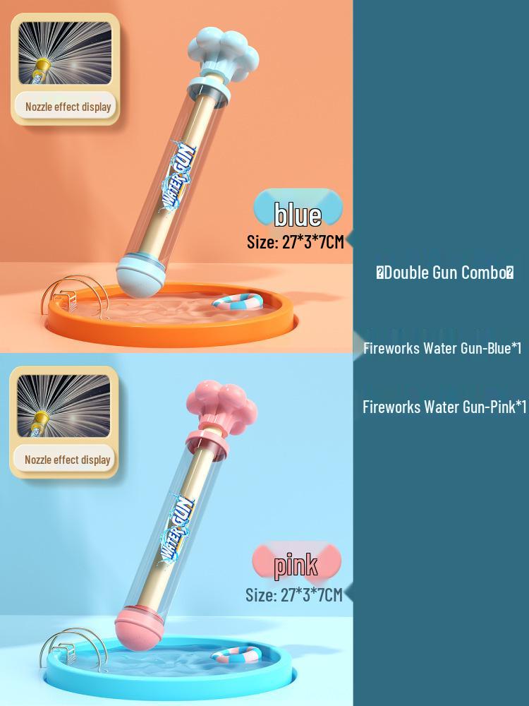 Kids' Water Cannon Toy - Pull-Out Spray Gun for Beach and Water Play