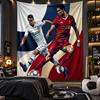 Wandbehang Wandteppich Cristiano Ronaldo Druck Stoff für Wohnzimmer Schlafzimmer Heimdekoration