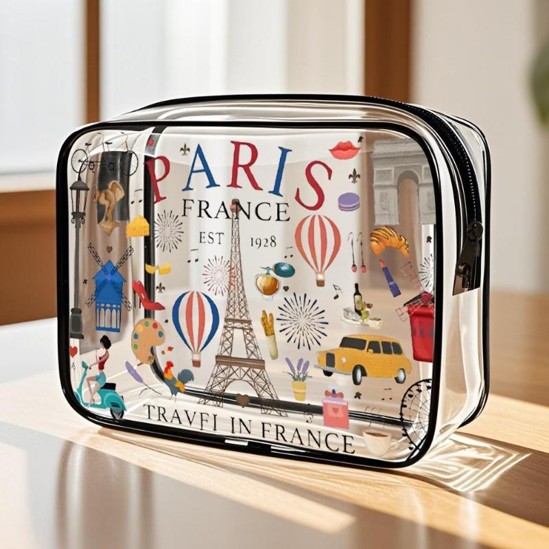 Clear PVC Cosmetic Storage Pouch