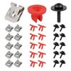 Kit de Clips para Coche Ford Lincoln: Cubierta del Motor, Cubierta del Chasis, Tornillo Perno Tuerca Clips T30.