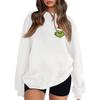 Ladies Fashion Casual Long Sleeve Printed Crew-Neck Hooded Sweatshirt