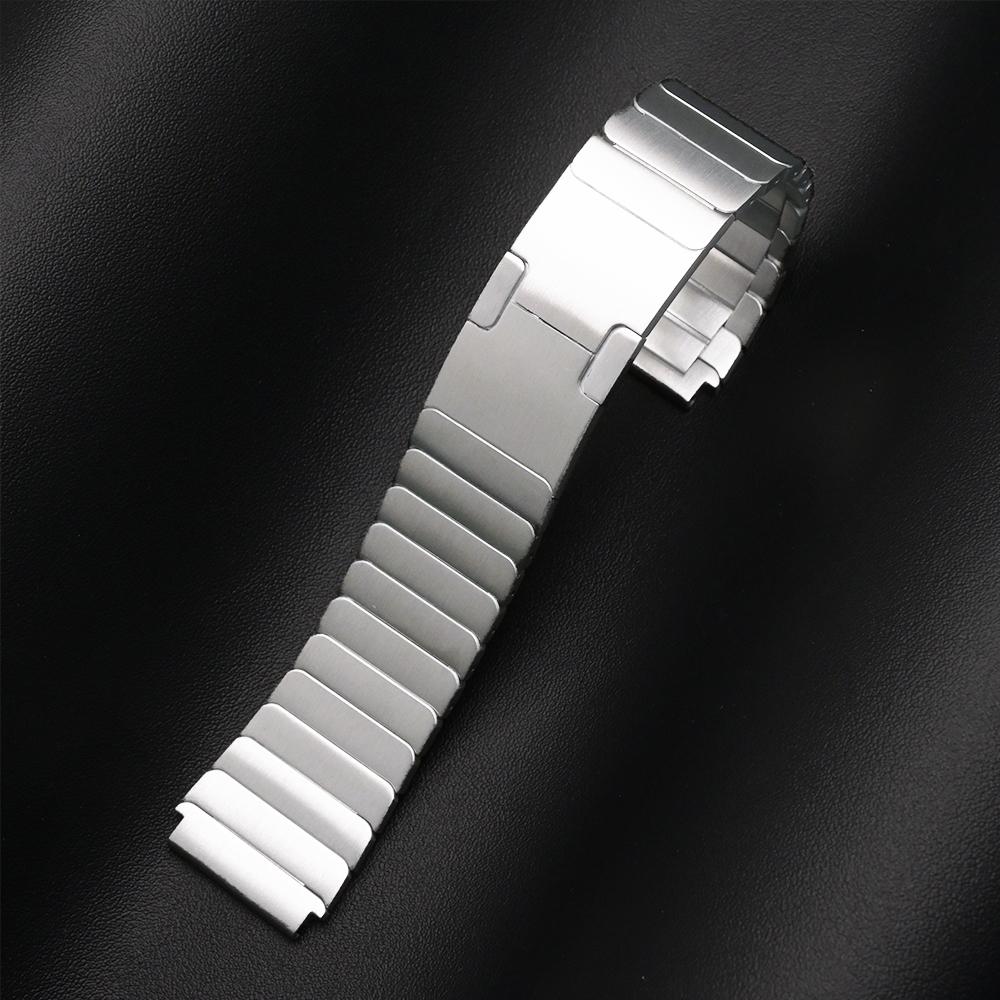 Uniwersalny Pasek ze Stali Nierdzewnej 22 mm do Huawei Watch GT 6 Pro 46 mm Luksusowy Metalowy Pasek do Zegarka Seiko Męska Bransoleta