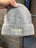 Winter Knitted Hat For Women With Embroidered Letters Fashionable Warmth For Cold Season