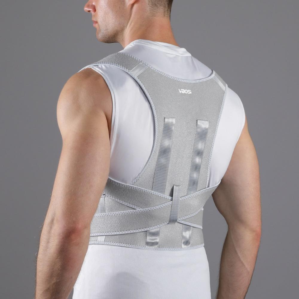 

Comfortable Back Posture Corrector Breathable Back Orthopedic Belt Daily Use XL серый