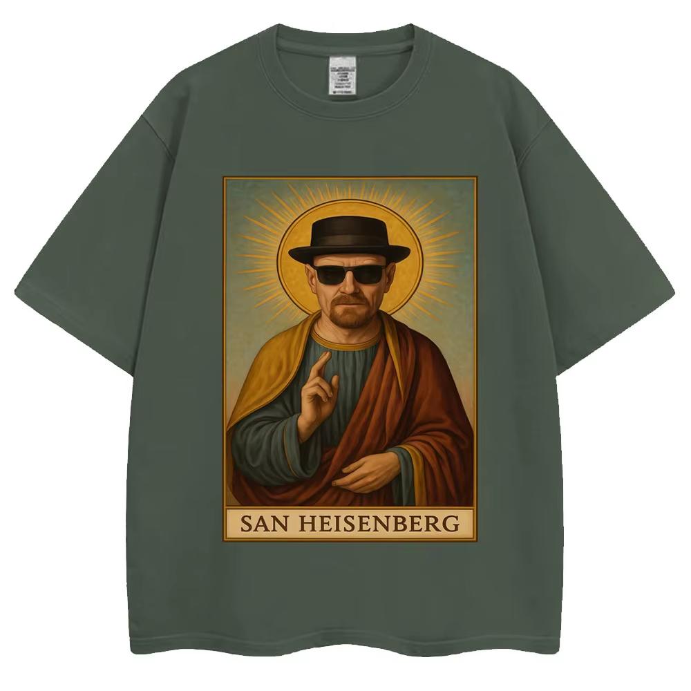 2026Funny Heisenberg Breaking Bad Graphic Vintage T Shirt Unisex Women Creativity Popular T-shirts Cotton Casual Short Sleeve