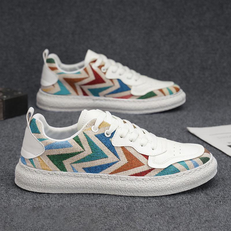 Herrenschuhe Sommer neue Canvas atmungsaktive Stoffschuhe Jugend Outdoor-Sport und Freizeit vielseitige Board-Schuhe