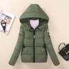 Winterjacke Damen Parkas Mit Kapuze Kurze Mäntel Weiblicher Parka Warme Verdickte Jacke Lockere Baumwollwattierte Oberbekleidung
