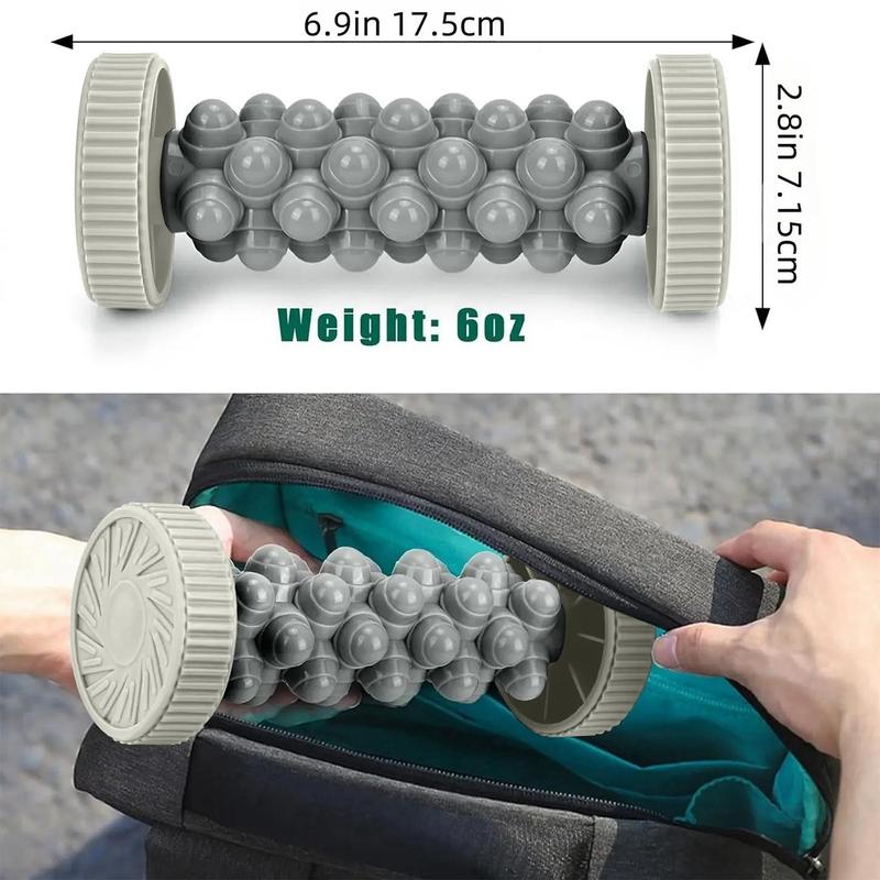 Manual Deep Tissue Foot Roller Massager for Plantar Fasciitis Relief Pain Relief Circulation Reflexology Therapy
