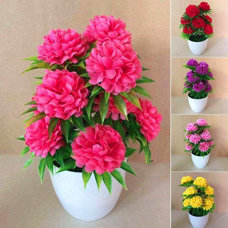 Artificial Silk Flower Bonsai Tree Choose from Stunning Colors
