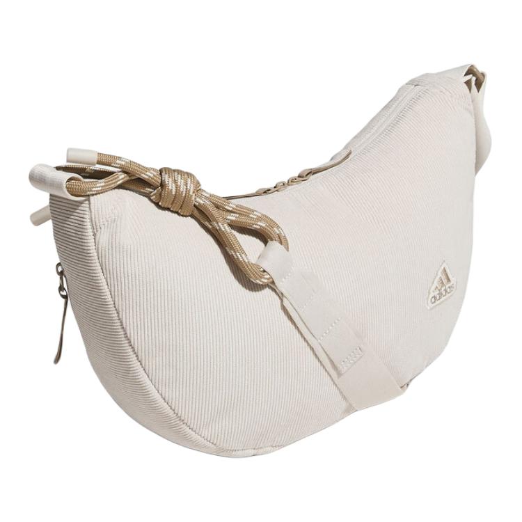 Adidas Polyester Crossbody Bag, Shoulder Bag Regular Women's Ecru Adidas JF6250