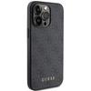 Guess Guhcp15Lg4Gfgr Iphone 15 Pro 6.1 Szary/Grey Hard Case 4G Metal Gold Logo