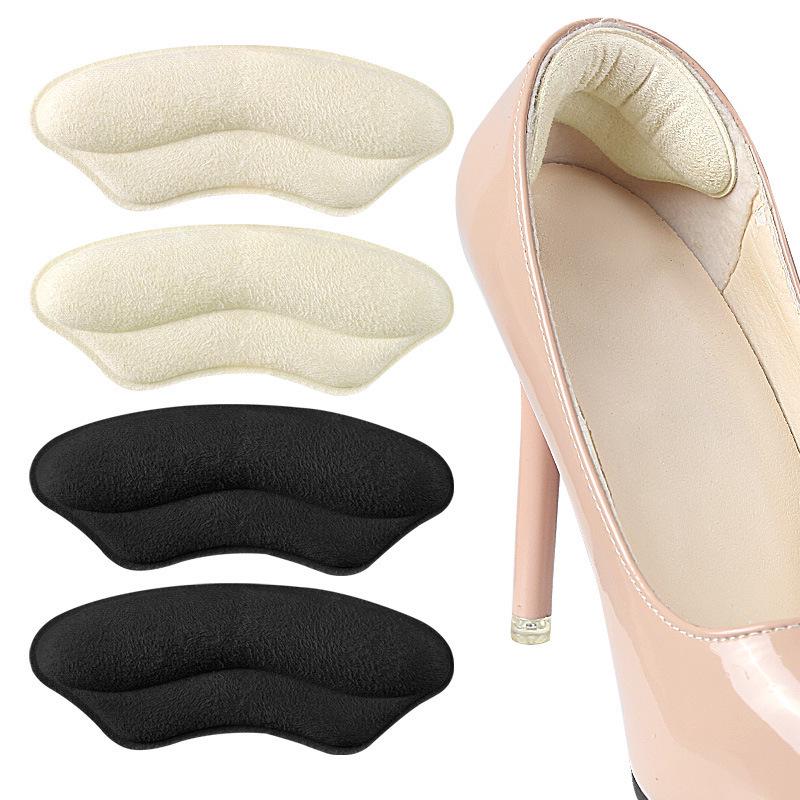 Anti-Slip Sponge Heel Stickers for High Heels - Soft Cushion, Anti-Abrasion, and Adjustable Half-Size Pads
