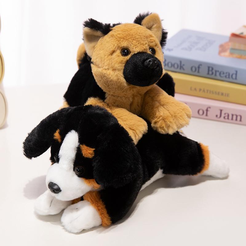 1Pc 22/30CM Simulation Husky Golden Retriever Beagle German Shepherd Dog Plush Toys Lovely Pet Dog Dolls Kids Birthday Gift