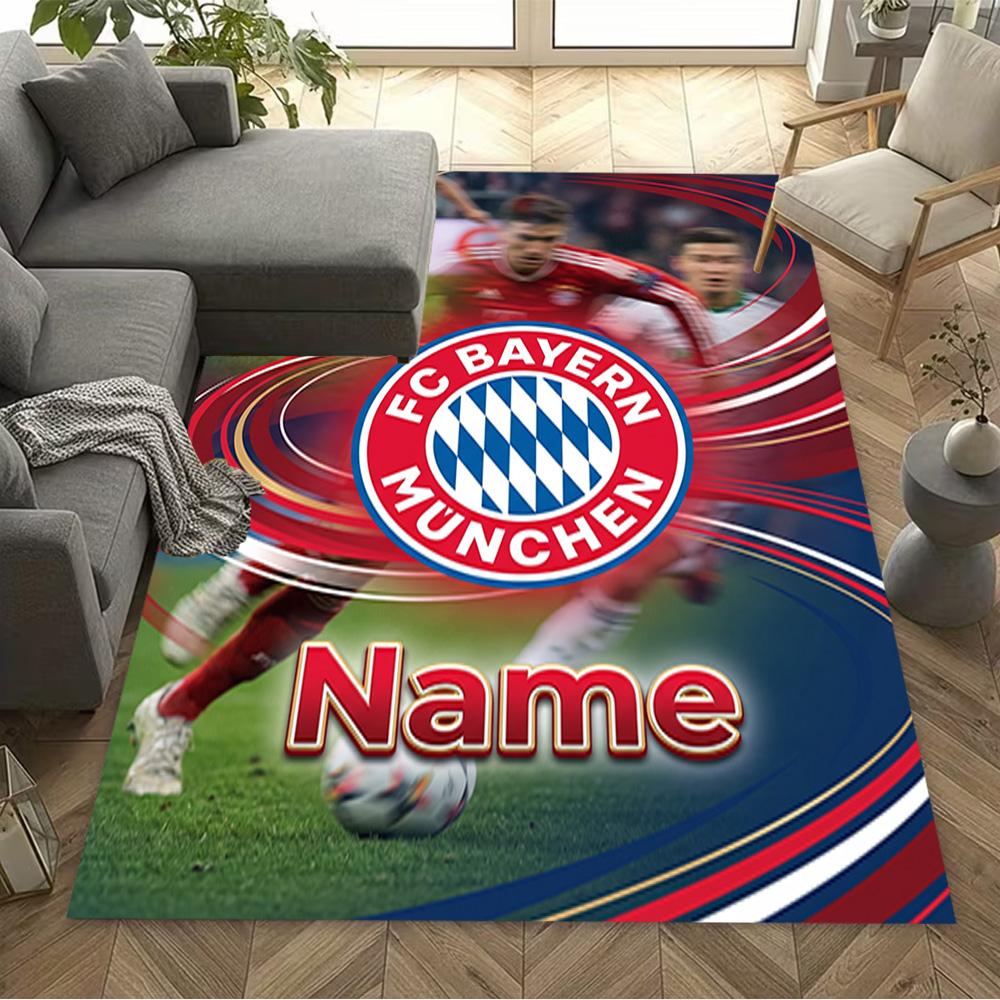 Bayern Munich Poster Area Rug Suitable for Hallway Kitchen Entryway Playrooms Antislip Carpet Anime Office Decor Perfect Gift for Friends & Family