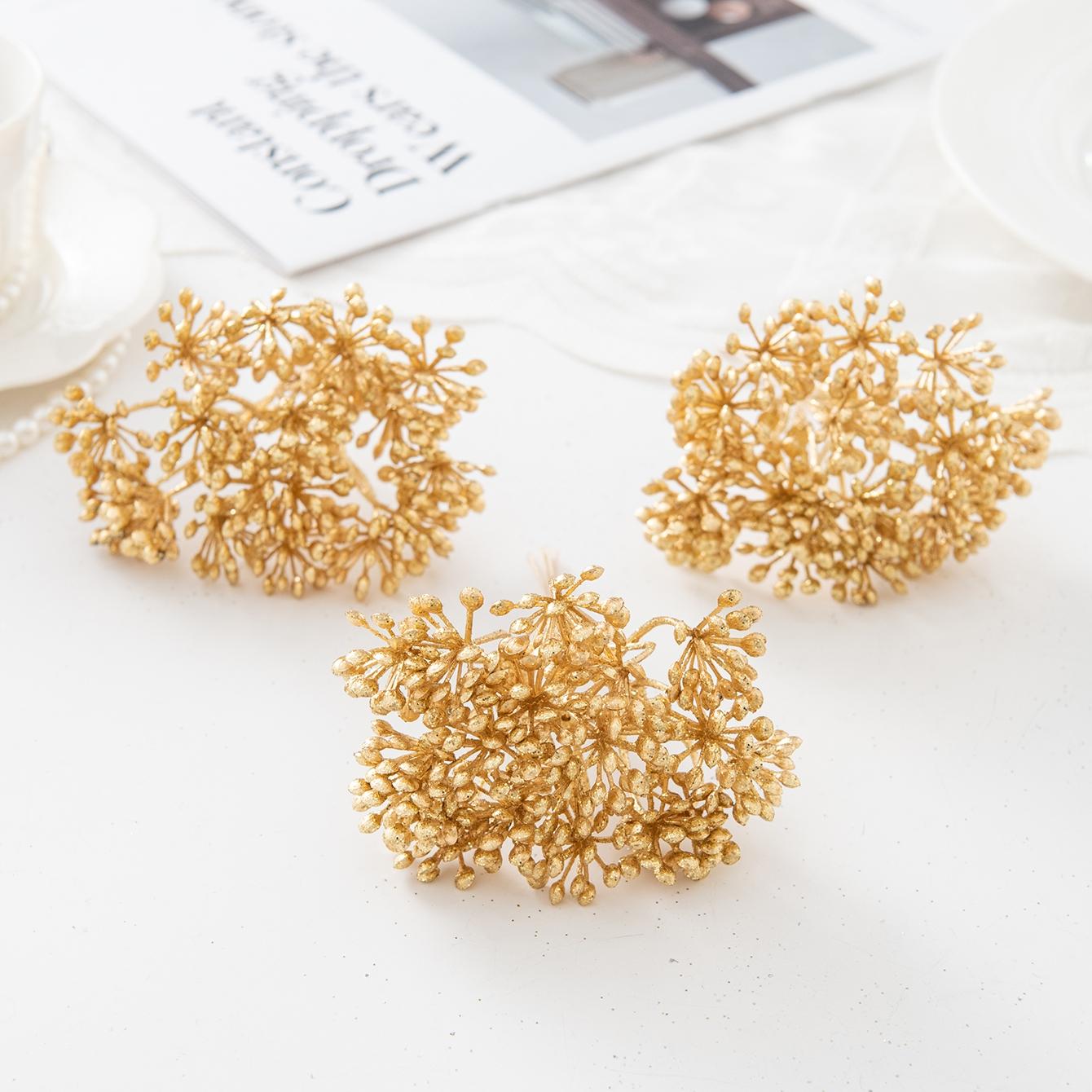 

Искусственный Цветок Растение Дом Комната Рождественская Елка Свадебный Венок Декор Высокое Качество Букет Аксессуар Распродажа Сделай Сам Подарочная Коробка Дверь 1 pc золотой