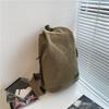Canvas Bag Men'S And Women'S Large-Capacity Retro Messenger Bag Multi-Functional Fashion Shoulder Bag Student Backpack Satchel