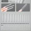 Coffin Shape Sandwich Nail Forms Ultra-Thin False Nails Nail Tips  for Profional Use In Nail Salons