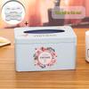 Tissue Box with Spring Tray